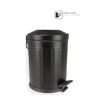Digithome 5 Lt Soft Close Kapak Çöp Kovası Siyah 4004s C1-1-163