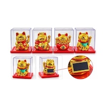 Güneş Enerjili Sallanan Şans Kedisi - Maneki Neko Alk6160