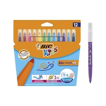 Tr Kids Kid Couleur Xl Keçeli Kalem, 12 Yıkanabilir Renkte, Kalın Uçlu, Karton Kutuda, 3 Yaşından İtibaren