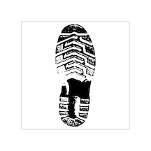 Ayakkabı İzi Folyo Sticker 50cm Uzunluk Karışık Renkli