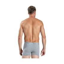 Jiber Erkek 6'lı Pamuklu Likralı Boxer 0156 gri