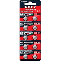 Ayt Roxy Rxy-ag10 1.5 Volt Lr54 1130 189 389 Alkalin Düğme Pil