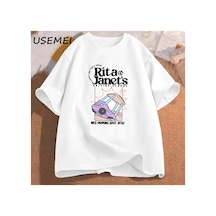 Rita Ve Janet'in Sürüş Okulu T Shirt Kadın Erkek Komik Grpahic T Shirt Okula Dönüş Tee Gömlek 2961 Beyaz