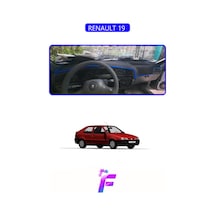 Renault 19 Uyumlu Torpido Örtüsü Yansıma Önleyici Tam Koruma Hızlı Ve Kolay Montaj J41