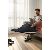 Enoch Erkek Smart Casual Ayakkabı - Tekstüre Detaylı Esnek Hafif Tabanlı Şehir Şıklığı Ve Ofis Ayakkabısı Laci