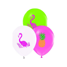 Flamingo 10 adet metalik balon
