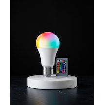 Rgb Led Ampul Uzaktan Kumandalı E27 10w Uczzzrgblambaaaa2