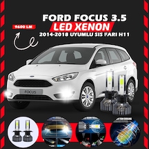 Ford Focus 3.5 2014-2018 Sis Farı Uyumlu Şimşek Etkilii Led Xenon Pro Series H11