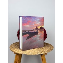 Fotoğraf Albümü 10x15cm 200 Fotoğraf Kapasiteli Renkli Sandal Desenli Anı Albümü