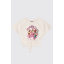 Panço Winx Club Kız Çocuk Beyaz Tişört 2611gk05052
