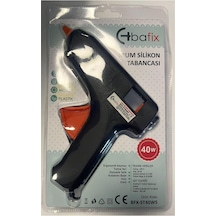 Bafix Mum Silikon Tabancası Siyah 40w