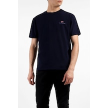 Bearraybon Erkek Sıfır Yaka T-Shirt-Lacivert