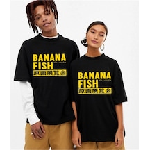 Startmore Banana Fish Oversize Tişört Siyah