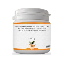 Kırmızı Gıda Renklendiricisi Toz Suda Çözünür E124 100 G