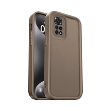 Xiaomi Redmi 10 2022 Uyumlu Kılıf Viera Silikon - Kahverengi