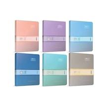 Gıpta The Book Pastels Sert Kapak Defter 20x28 Çizgili 296 Yaprak 3483 Çok Renkli