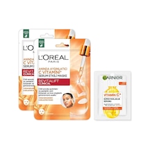 Tr L'oréal Paris Revitalift Clinical Anında Aydınlatıcı C Vitamini Serum Etkili Maske X2 & Garnier 1 Haftalık Dene