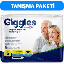 Giggles Yetişkin Bel Bağlamalı Hasta Bezi Small 30'Lu