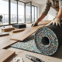 13 Mm Parke Altı Ses Yalıtımı Bariyerli Sespan