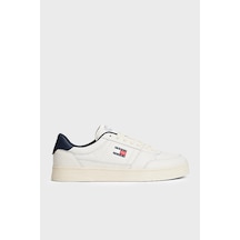 Tommy Hilfiger Tommy Jeans Erkek Ayakkabı Em0em01574 0lg Beyaz-lacivert Beyaz - Lacivert