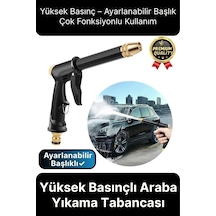 Çok Fonksiyonlu Taşınabilir Ayarlanabilir Başlıklı Yüksek Basınçlı Bahçe Oto Araba Yıkama Tabancası