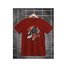Segungear Movedifferent Erkek Regular Fit Baskılı Spor Tişört Bordo - 933732722 Bordo