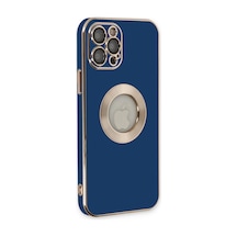 Uray Store Apple iPhone Uyumlu  12 Pro Kılıf Store Silikon - Mavi