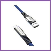 Bezos Konfulon Dc16 Micro Usb Kablo 1m 2.4a - Mavi Bzoshb