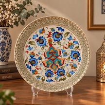 Gümüş Çerçeveli Dekoratif Tabak 26x34