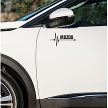 Mazda Mpv Sticker Sol Sağ Yan Ayna Altı Araç Markalı Sticke