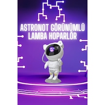 Astronot Şeklinde Bluetooth Hoparlör Gökyüzü Kumandalı Aydınlatma Lamba Mh-hs5418-8122
