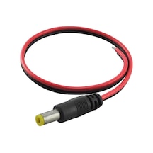 BiSıfır 2.1mm Dc Kablo Erkek 0,15 Mt Tam Bakır (25 Adet)