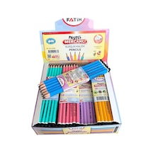 Fatih Kurşun Kalem Köşeli Mercanlı Pastel Renkli Çok Renkli
