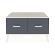 Hyperion Şifonyer 2 Çekmeceli 88x44x48 Antrasit-aytaşı/antrasit Aytaşı/antrasit