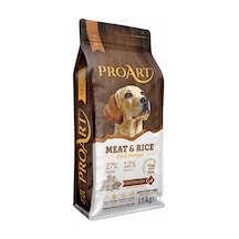 Proart Etli ve Pirinçli Yetişkin Köpek Maması 15 KG
