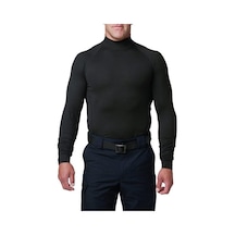 5.11 Mock Neck Ls Top Sıyah Gri