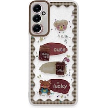 Newface Samsung Galaxy Uyumlu A15 4g Kılıf Sweet Desenli Silikon Kapak - Şeffaf - Özel Seri 8683140727727