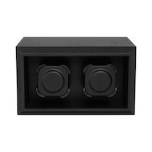 Luxwinder Luxwınder Affinity Lv3, 2 Otomatik Saat Için Saat Sarıcı, Minimalist Tasarım Saat Kutuları Siyah