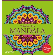 Yetişkinler İçin Mandala Yeşil