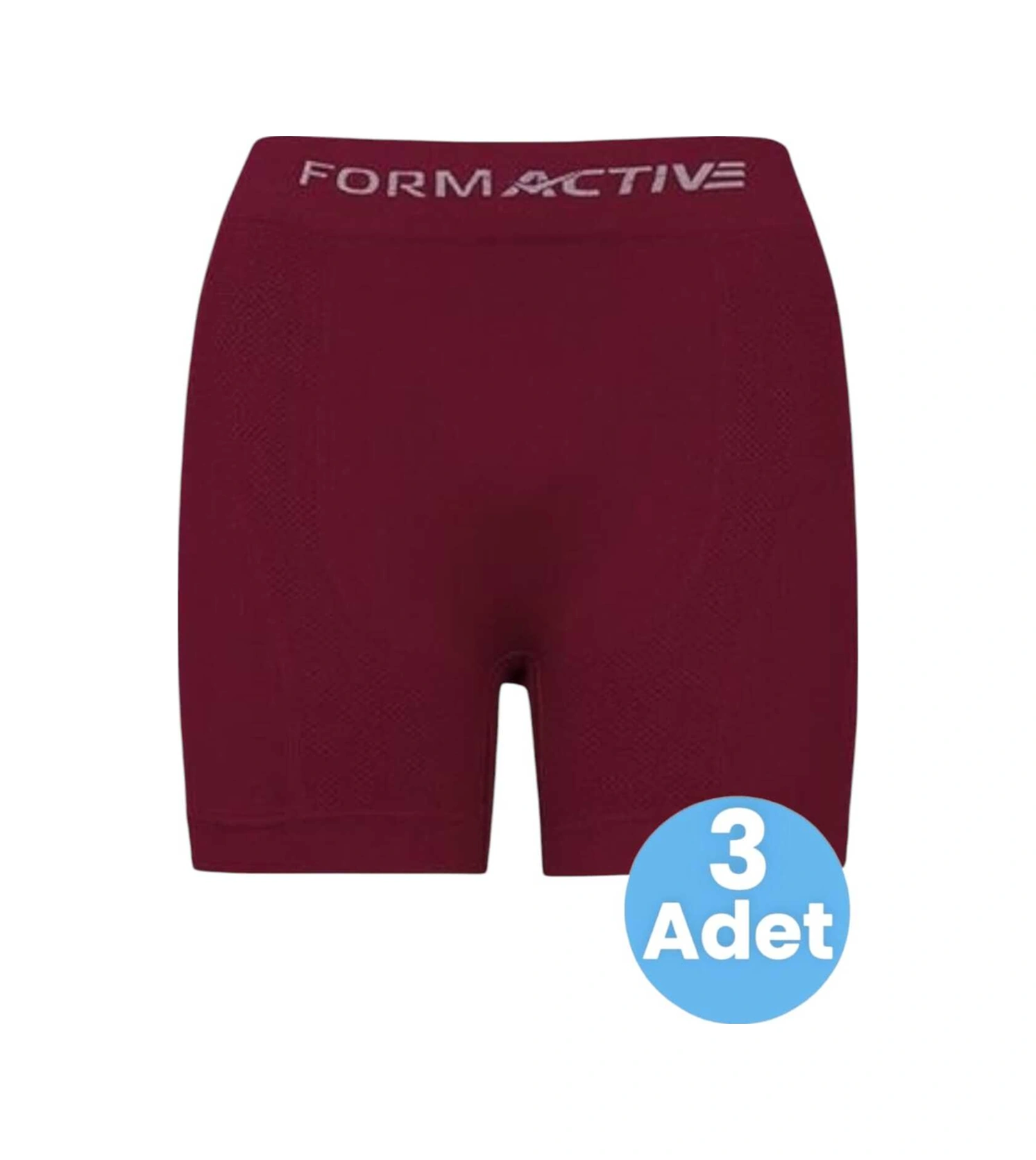 Tezzgelsin Erkek Dikişsiz/seamless Nefes Alabilen Boxer 3 Adet Bordo