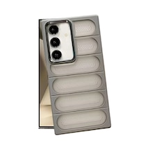 Newface Samsung Galaxy S24 Kılıf Airmax Silikon Kapak - Titan Gri