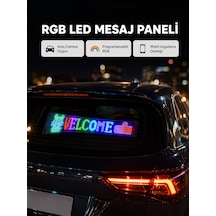 Rgb Led Panel Mobil Uyumlu, Yazı Ve Gıf Destekli, Usb Bağlantılı Dekoratif Ekran - Lisinya Renkli 53547140