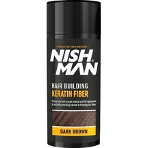 Koyu Kahverengi Keratin Fiber Saç Yapılandırıcı - Tekli Paket 21 Gr