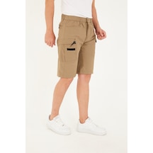 Camp Scoutland Camp725 Outdoor Tactical Su İticili Yazlık Erkek Taktik Şort Bej