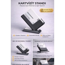 Masaüstü Kartvizitlik Ofis İçin Modern Kartvizit Tutucu