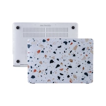 Apple Uyumlu MacBook Air Kılıf HardCase A1369 A1466 ile Terrazzo Desen