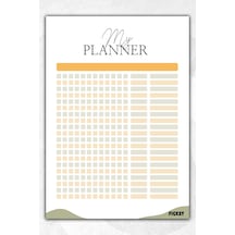 Checklist - Kontrol Listesi - A5 - Rutin Görev Takip Listesi - Günlük Haftalık Planlayıcı -planner - 1393 Çok Renkli