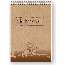 Keskin Dekokraft Spiralli Bloknot A5 Kareli 100 Yaprak 144102