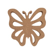 Na Neşeli Ahşap 20 Cm Ahşap Kelebek Figürü 18 Mm Dik Durabilen Ahşap Boyama Ürünü Model Neseli234568451