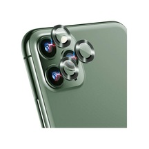 Nettech Apple Uyumlu iPhone 12 Pro Max Damla Model 3in Kamera Cam Koruyucu - Koyu Yeşil